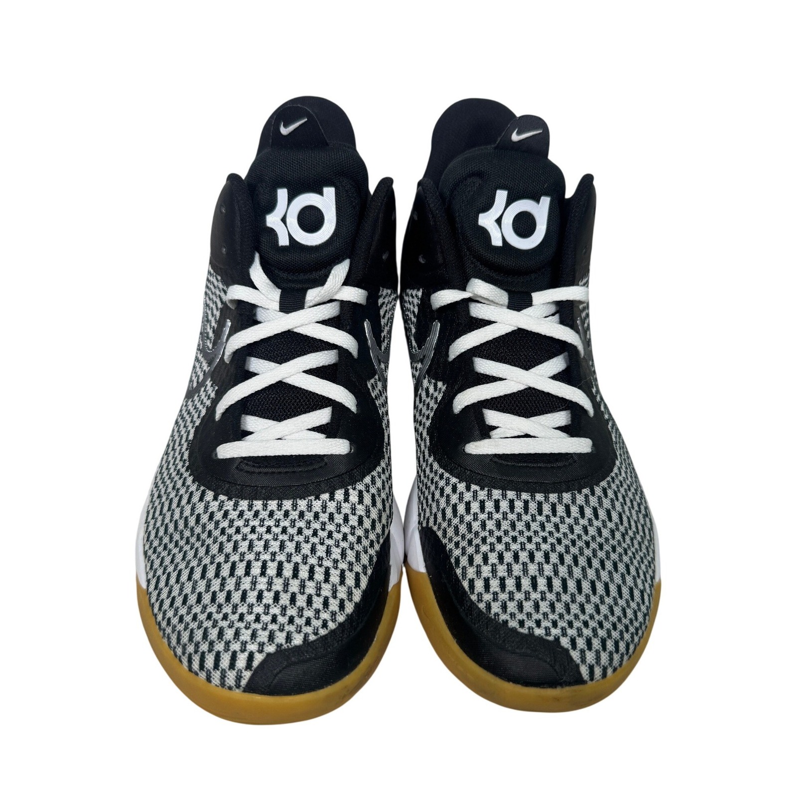 Nike Kd Trey 5 Ix Basketball Shoes Black & White Gum Sole Cw3400-006 Mens 10.5